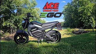 Ego Power 56V Mini Bike Review Urban Assault [upl. by Soirtimid987]