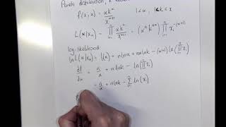 Maximum Likelihood Estimation Pareto distribution [upl. by Enirtak673]