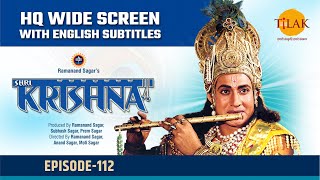 Sri Krishna EP 112  शमभरसुर मायासुर का द्वारिका पर हमला करना  HQ WIDE SCREEN  English Subtitles [upl. by Willow775]