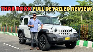 THAR ROXX  First Drive Review in Telugu  Mileage  Pricing [upl. by Adnahsat]