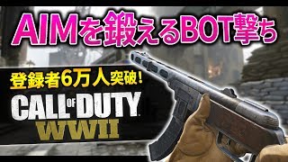 【CoDWW2】AIMを鍛えるBOT撃ち！チャンネル登録者6万人突破！【GreedZz】 [upl. by Radmen]