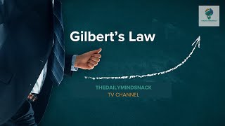 Gilberts Law Multiple Life Plans for Success [upl. by Atolrac265]