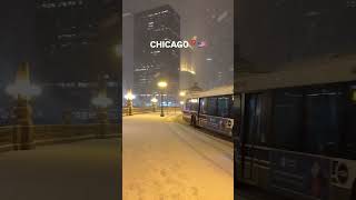 Chicago 📍🇺🇸🤍❄️☃️☃️🤍💕🖤Follow sshortandsweet for more videos [upl. by Atekin391]