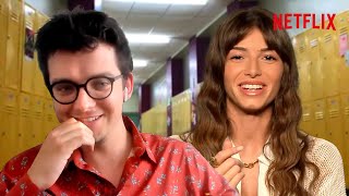 Asa Butterfield  Mimi Keene On Their First Times  Sex Education  Netflix [upl. by Nico]