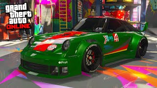 COMET RETRO CUSTOM Customization Ruf Turbo R  GTA 5 Online Bennys Cars Customization [upl. by Neslund]