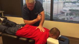 Severe Lower Back Pain amp Sciatica Follow Up Adjustment at Advanced Chiropractic Relief [upl. by Ennaecarg]