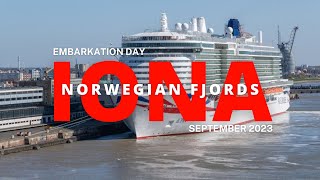 PampO IONA 🇳🇴 Embarkation Day  Southampton to the Norwegian Fjords cruise ship  Norway [upl. by Maurice]