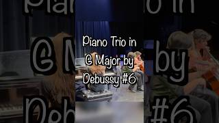 Piano Trio in G Major by Debussy 610 Recording violin classical music cello piano shorts [upl. by Timoteo]