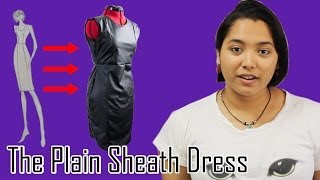 DIYPattern Making Tutorial The Plain Sheath Dress [upl. by Essiralc265]