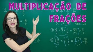 FRAÇÃO  MULTIPLICAÇÃO DE FRAÇÕES  Professora Angela Matemática [upl. by Haet691]