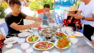 Lunch at Mafiya Resort Restaurant at Thansour Island [upl. by Nagrom]