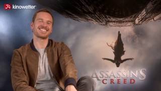 Interview Michael Fassbender ASSASSINS CREED [upl. by Neyu888]