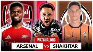 Arsenal 10 Shakhtar Donetsk  UEFA Champions League  Watchalong W Troopz [upl. by Rockel785]