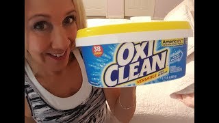 OxiClean as Laundry Booster  White Towel Experiment  Review by Kim Townsel [upl. by Nellaf]