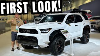 FIRST LOOK 2025 Toyota 4Runner TRD Pro in Ice Cap White [upl. by Irovi]