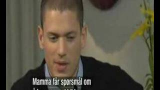 HQ interview with Wentworth Miller TV2 [upl. by Mandell]