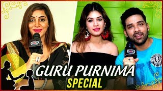 Guru Purnima Special  Puneesh Sharma Bandgi Kalra Arshi Khan  TellyMasala Exclusive Interview [upl. by Adest619]