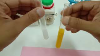 Precipitation Reaction Potassium Iodide KI amp Lead II Nitrate PbNO32  Yellow PPT [upl. by Pirnot]