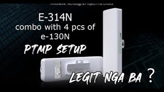 COMFAST E314N PTMP SET UP 4x E130N [upl. by Mitzie]