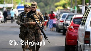 El Salvador 10000 troops surround capital in massive crackdown on gangs [upl. by Nodaj7]