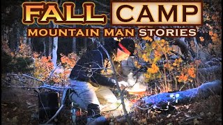 SIERRA Mountains SOLO Camp  John Colters HELL  Steak Dinner  FALL Foliage [upl. by Ahtelra]