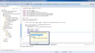 Spring 4 MVC Logback SLF4J Example  Spring MVC Tutorial for Beginners [upl. by Yesnik947]