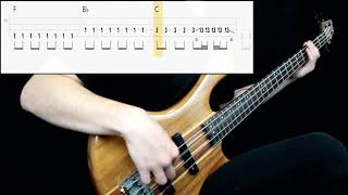 Alanis Morissette  You Oughta Know Bass Only Play Along Tabs In Video [upl. by Kalbli]