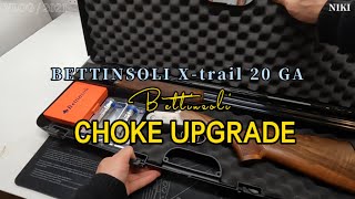 Bettinsoli XTrail Silver 20 Ga Skeet Choke Upgrade 意大利小众品牌上下管散弹枪扼流圈升级 [upl. by Creath]