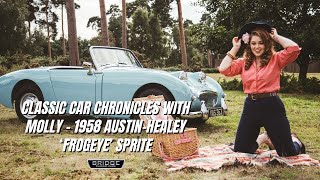 Car Chronicles with Molly  1958 AustinHealey Frogeye Sprite [upl. by Ondrej]