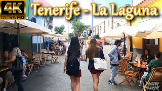 TENERIFE  LA LAGUNA  How is the Atmosphere Now 🧐 ​Historical Center Walk ​🏛️​ Autumn 2022 [upl. by Ule]