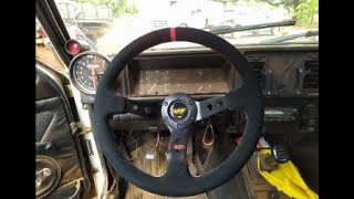 Comprei um chevette e coloquei volante de drift  novo projeto [upl. by Nrehtac]