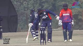 Nepal vs USA ll Nepal won in low scoring match  ICC orld Cricket League 2 [upl. by Port251]