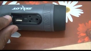 Zealot S1 4 in1 Portable Bluetooth Speaker FM Radio amp 4000mAh Battery Feature and Quick Review [upl. by Rego]