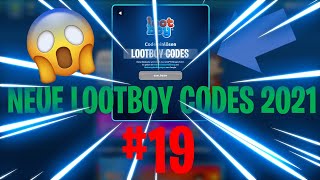 💎💰 Alle neuen LOOTBOY CODES im FEBRUAR 💰💎 19 [upl. by Nyrad]