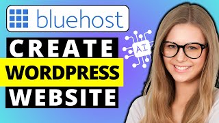 How To Create Wordpress Website With Bluehost AI [upl. by Sartin]