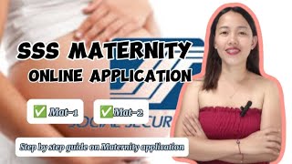 ✅SSS MATERNITY ONLINE APPLICATION 2024  PAANO MAG APPLY NG SSS MATERNITY BENEFITS ONLINE [upl. by Post]