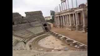 ESPAÑA  MERIDA TEATRO ROMANO DE MERIDA [upl. by Avlis141]