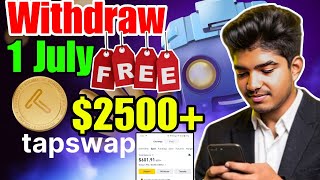 TapSwap withdraw update  TapSwap News  TapSwap big update  TapSwap listing update amp Prices [upl. by Firehs]