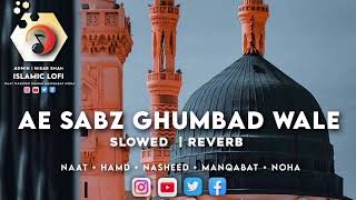 Ae  Sabz Gumbad Wale  SLOWEDREVERB Fambruhx5g Naatpak443 [upl. by Ahsiei]