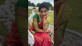 Jilibili Palukula Song saree sareelove beautiful madhurikandavalli shorts ytshorts [upl. by Rego989]