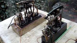 Stuart Turner amp Reeves Mary Model Steam Beam Engines [upl. by Barsky]