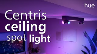 Ceiling Light Solution Discover the Philips Hue Centris [upl. by Stoecker]