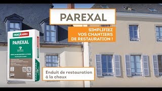 TUTO Restauration avec un enduit à la chaux  PAREXAL [upl. by Dusen]