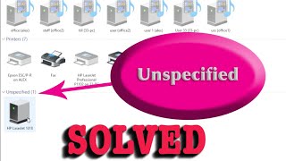 Unspecified device  SOLVED  WINDOWS 10 [upl. by Giark479]