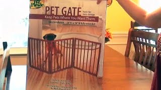 Pet Parade Folding Pet Gate 🐶 Review Dog Fence Barrier 👈 [upl. by Dunham244]