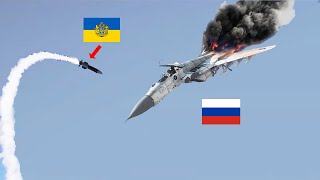 🔴Extraordinary An ambush by a Ukrainian air defense system destroys 5 Russian fighter jets [upl. by Inafit903]