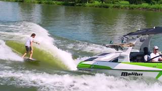 2018 Malibu Wakesetter 25 LSV  Wakesurfing Review [upl. by Fitts]