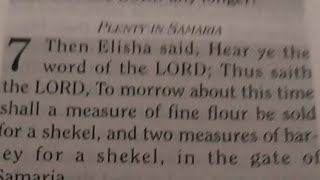 2kINGS Ch7 PLENTY IN SAMARIA📖Bible Study B4 join us Day29 FaithStructure [upl. by Eerrahs]