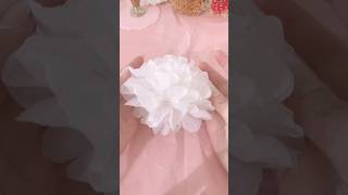 Diy Flower using Napkin artandcraft diy flowercraft diyflower flowerarrangement [upl. by Akenna]