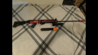 SABRE Ultima Nerf Blaster Test Fire [upl. by Saunder]